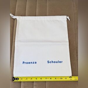 NWOT Proenza Schouler White Bag with Blue Logo
